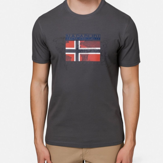 T-SHIRT NAPAPIJRI "SEVERIN" GRAY GRANIT