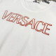 VERSACE TRICOU DAMĂ ALB CU LOGO CENTRAL BICOLOR