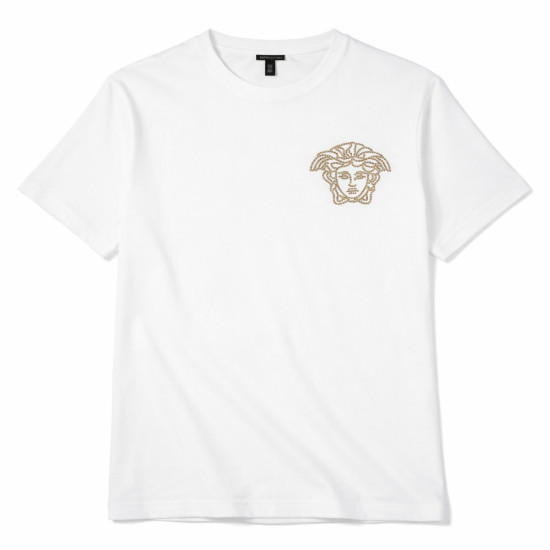 VERSACE TRICOU DAMĂ ALB CU EMBLEMĂ MEDUSA