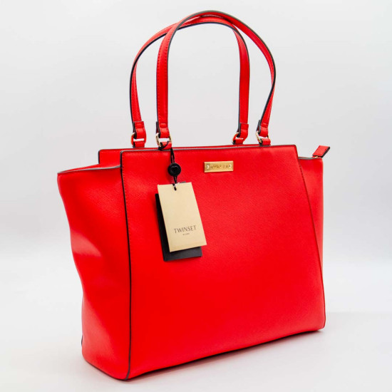 TWINSET - GEANTĂ SHOPPER - SAFFIANO RED