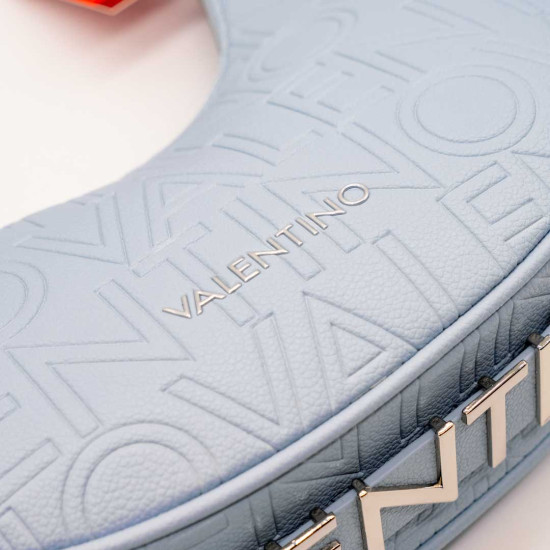 VALENTINO SHELBY BAG LEATHER - ALBASTRU DESCHIS