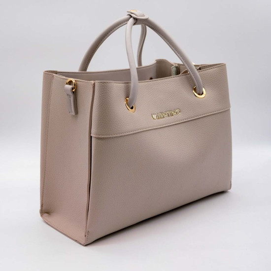 VALENTINO TOTE BAG ALEXIA - PIELE ECOLOGICĂ - GRI DESCHIS