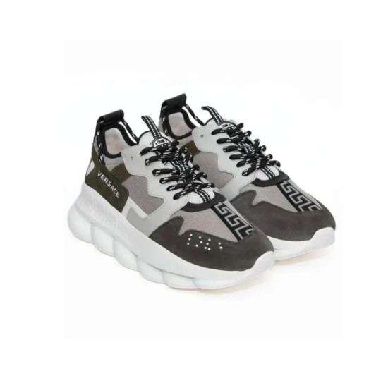 VERSACE – CHAIN REACTION V2 SNEAKERS MULTICOLOR GREY – BĂRBAȚI