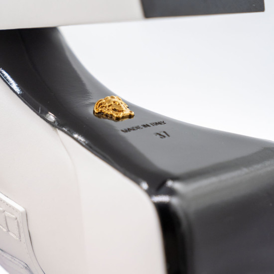 VERSACE LOAFERS DAMĂ - ALBI - PIELE NATURALĂ 