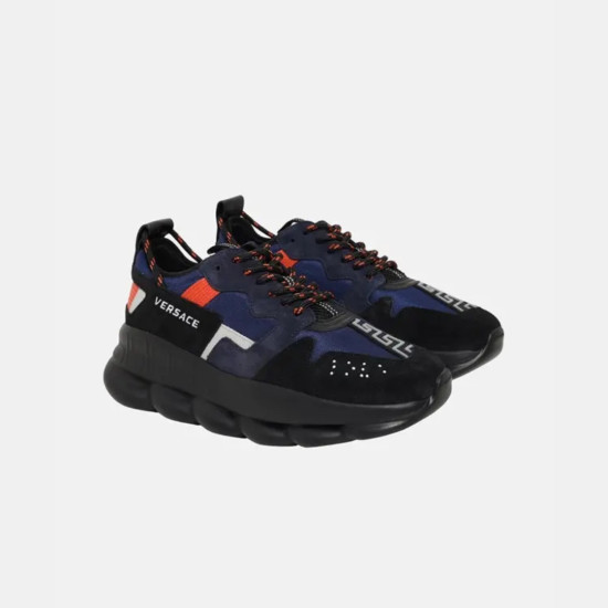 VERSACE – SNEAKERS CHAIN REACTION V2 RED & BLUE PENTRU BĂRBAȚI